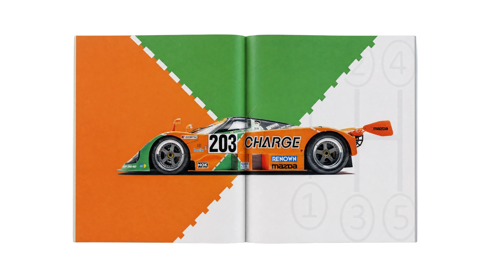 Mazda 767B · Spread 02 open brochure spread