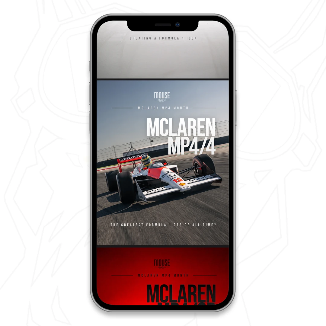 MP4 Month email design shown inside an iPhone