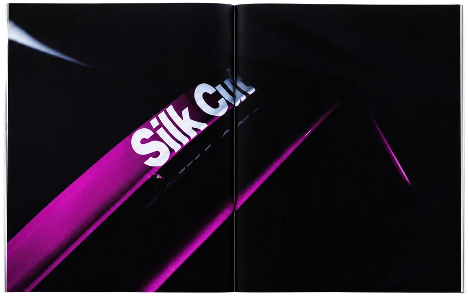 Jaguar XJR-14 · Spread 5 in a photographed magazine mockup