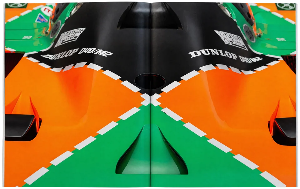 Mazda 767B · Spread 7 in a photographed magazine mockup